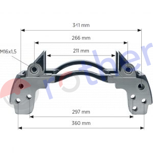 P014106010 - Portapinzas Knorr SN6 Iveco Izquierdo