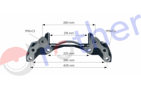 P016032002 - Portapinzas Wabco MAXX22