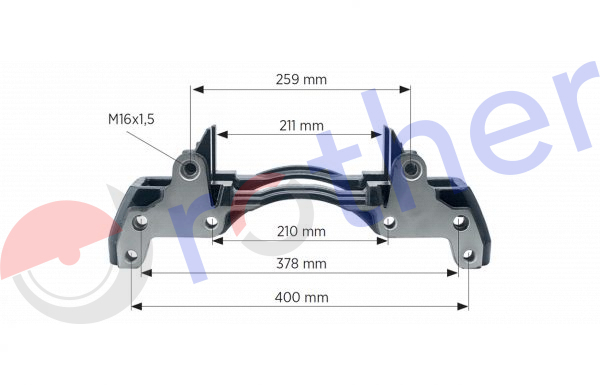 P018006416 - Portapinzas Haldex Modul T DBT22LT